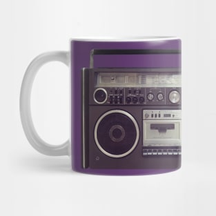 80s Retro Boombox Cassette Player Mug